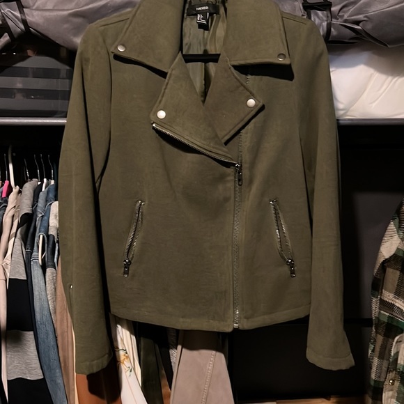 Last chance! Forever 21 Moto Jacket. Donating tomorrow - Picture 3 of 4